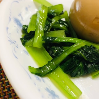 【副菜】小松菜の中華風ナムル